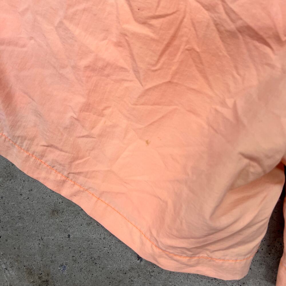 Vintage 90s Surf Style Swim Trunks XL Peach Orange Nylon Shorts Beach Surfer - Picture 11 of 16